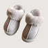 Women's Warm Plush Slip-on Platform Slippers